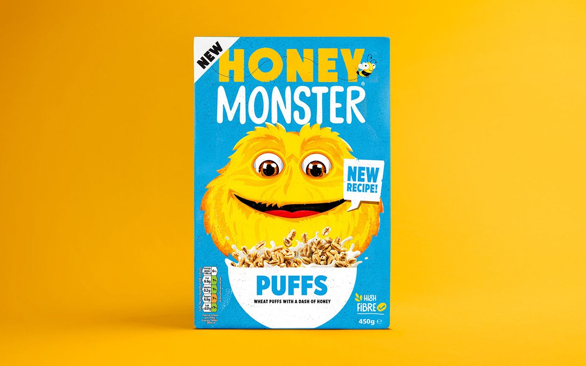 深圳VI設(shè)計 深圳VI策劃 “蜂蜜怪物”谷物食品VI設(shè)計 包裝設(shè)計