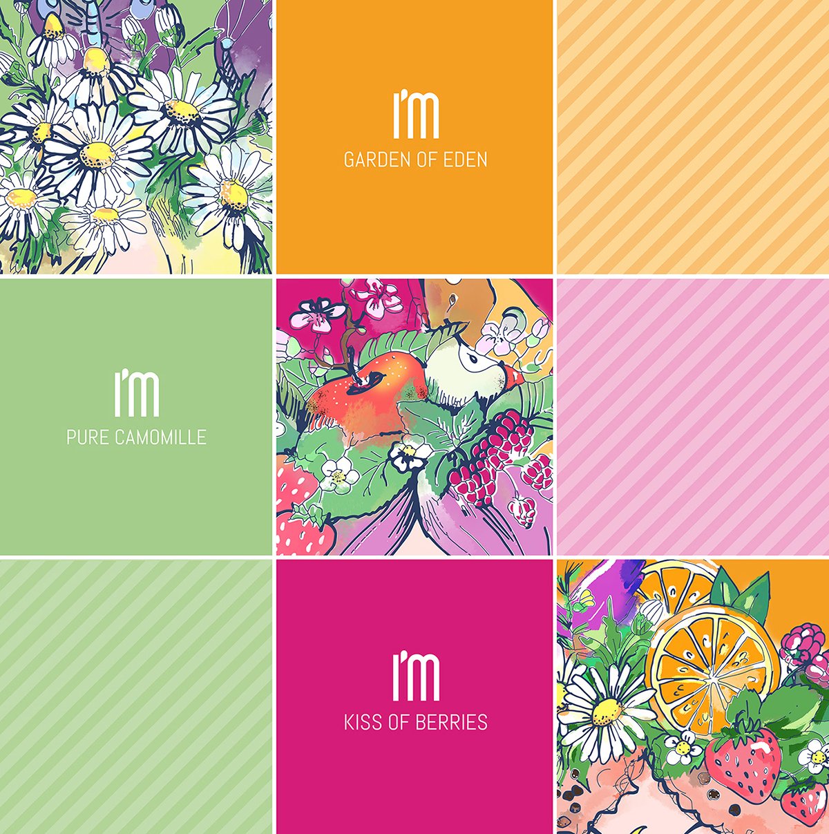 花茶（食品）品牌vi設計欣賞，花茶品牌vi設計，茶品牌vi設計，食品品牌vi設計，茶品牌包裝設計，深圳vi設計，深圳品牌視覺識別設計，左右格局