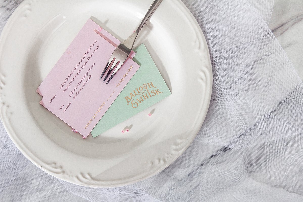 蛋糕店（食品）品牌vi設(shè)計&mdash;Balloon and Whisk 插圖賞析，vi設(shè)計，視覺形象vi設(shè)計，食品vi設(shè)計，包裝設(shè)計，蛋糕店品牌vi設(shè)計，vi品牌策劃，深圳vi設(shè)計，左右格局