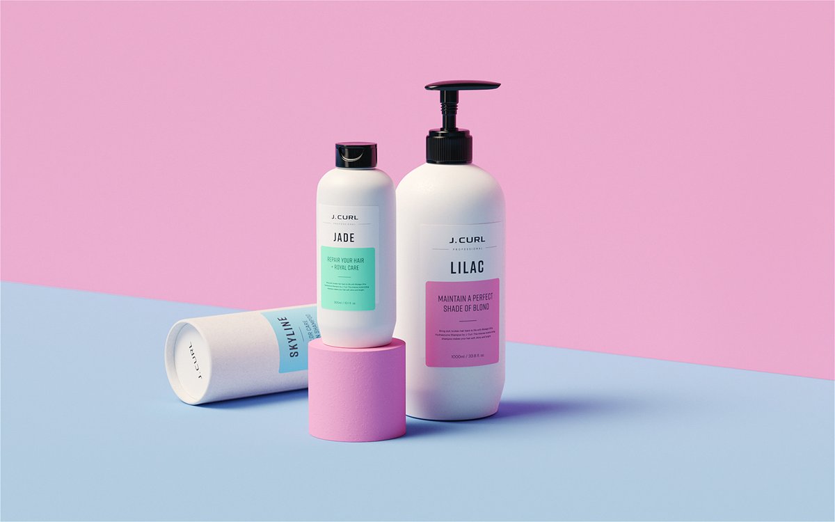 護(hù)發(fā)品 J. Curl 品牌包裝vi設(shè)計(jì)和品牌策略，vi設(shè)計(jì)，視覺形象設(shè)計(jì)，化妝品品牌vi設(shè)計(jì)，化妝品vi設(shè)計(jì)，品牌vi設(shè)計(jì)，包裝設(shè)計(jì)，vi品牌策劃，深圳vi設(shè)計(jì)，左右格局