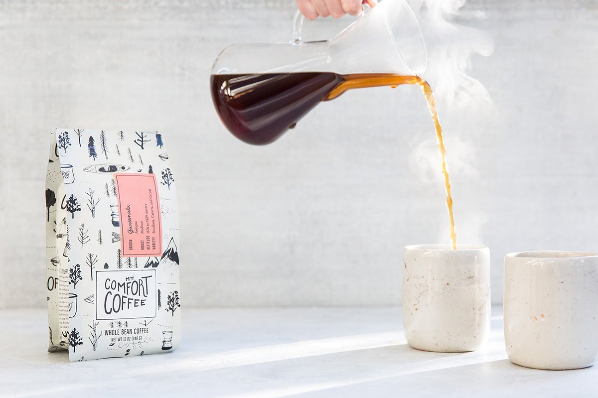 （餐飲）Comfort咖啡品牌vi設計&mdash;&mdash;插圖包裝視覺設計，vi設計，餐飲vi設計，餐飲品牌vi設計，包裝視覺設計，品牌標識vi設計，品牌vi設計，品牌策劃，深圳vi設計，左右格局