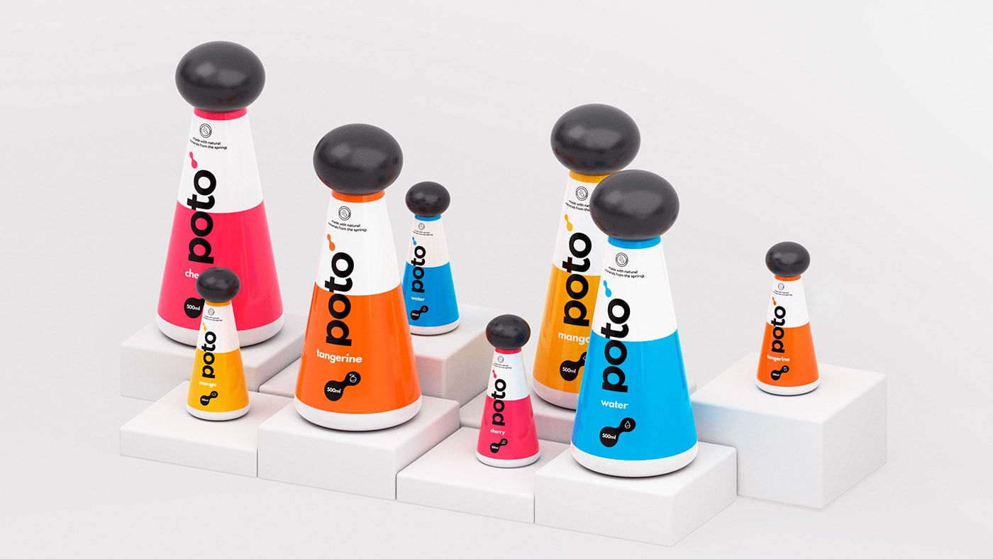 Poto自來水公司品牌VI設(shè)計和包裝設(shè)計案例，企業(yè)VI設(shè)計，品牌形象設(shè)計，包裝設(shè)計，深圳VI設(shè)計，左右格局