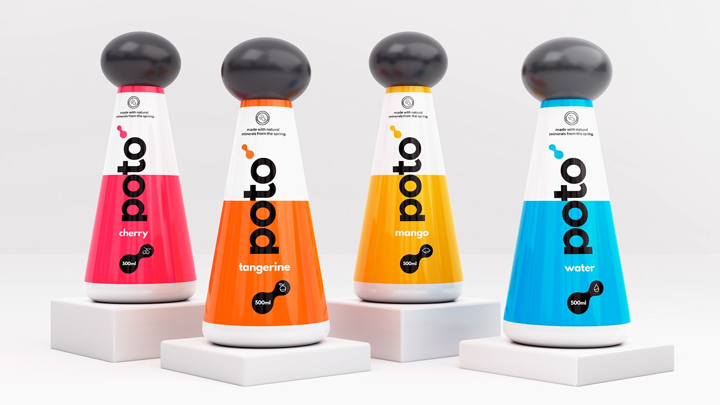 Poto自來水公司品牌VI設(shè)計和包裝設(shè)計案例，企業(yè)VI設(shè)計，品牌形象設(shè)計，包裝設(shè)計，深圳VI設(shè)計，左右格局