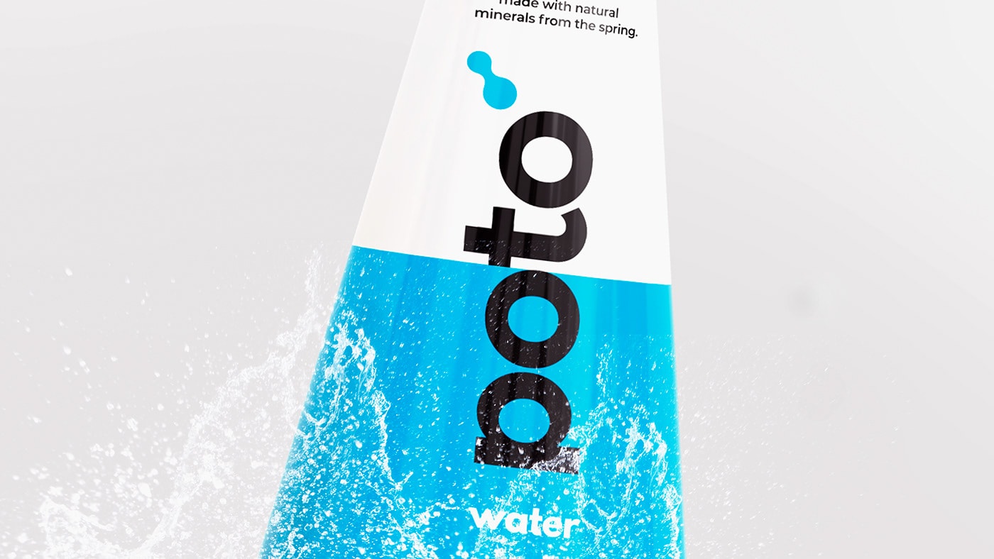 Poto自來水公司品牌VI設(shè)計和包裝設(shè)計案例，企業(yè)VI設(shè)計，品牌形象設(shè)計，包裝設(shè)計，深圳VI設(shè)計，左右格局