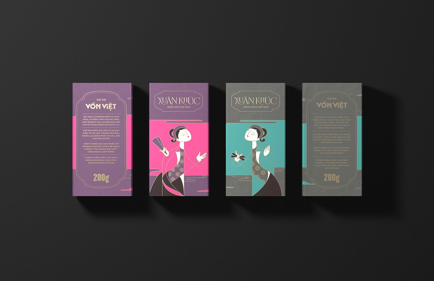 現(xiàn)代越南糖果品牌vi包裝設(shè)計和品牌策劃，食品VI設(shè)計，食品包裝設(shè)計，品牌策劃，深圳VI設(shè)計，左右格局