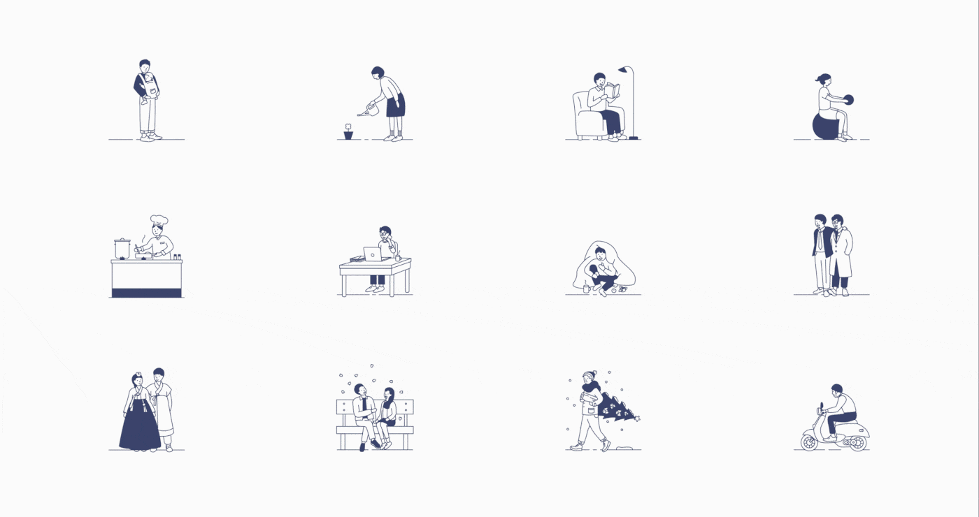 韓國(guó)知名食品零售企業(yè)VI設(shè)計(jì)&mdash;&mdash;時(shí)尚包裝插圖設(shè)計(jì)，企業(yè)VI設(shè)計(jì)，食品VI設(shè)計(jì)，食品包裝設(shè)計(jì)，深圳VI設(shè)計(jì)，左右格局