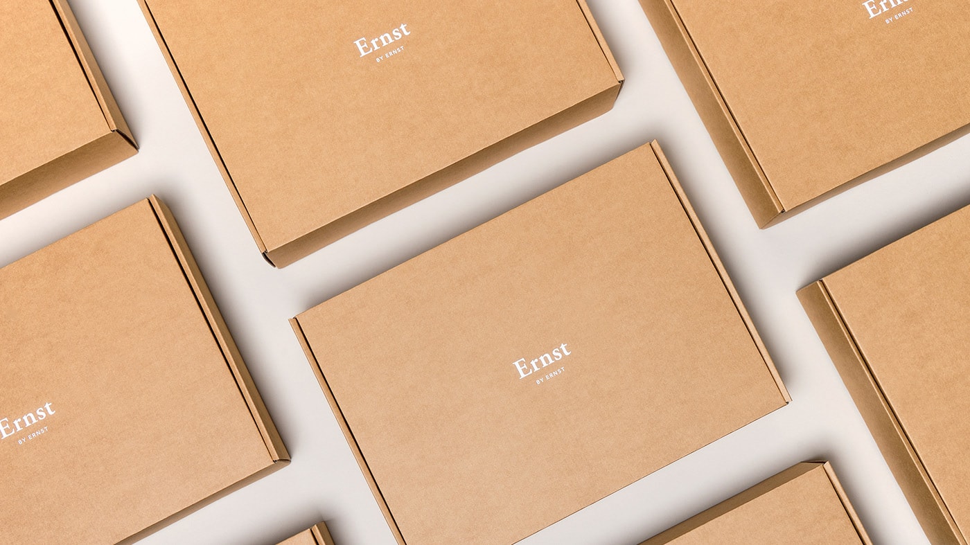 Ernst挪威經(jīng)典優(yōu)雅男裝品牌VI設(shè)計(jì)和包裝設(shè)計(jì)，服裝VI設(shè)計(jì)，服裝包裝設(shè)計(jì)，深圳VI設(shè)計(jì)，左右格局