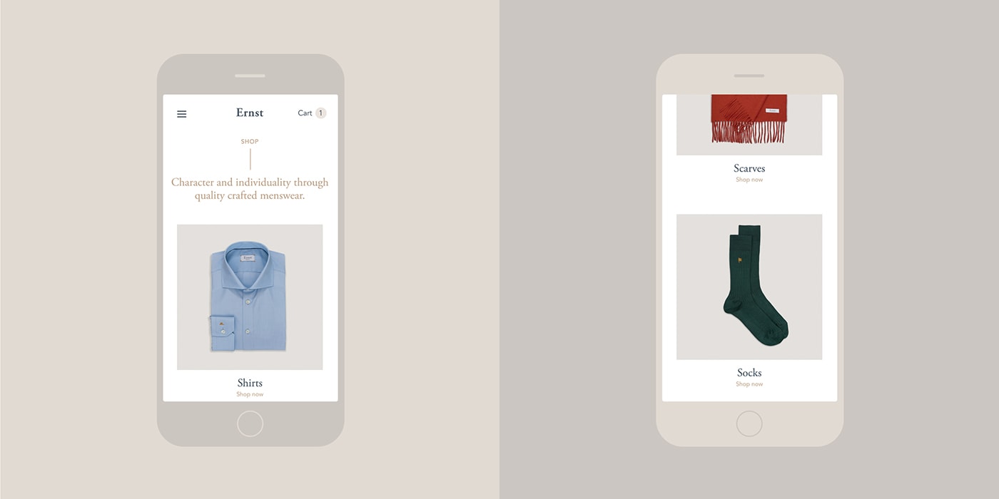 Ernst挪威經(jīng)典優(yōu)雅男裝品牌VI設(shè)計(jì)和包裝設(shè)計(jì)，服裝VI設(shè)計(jì)，服裝包裝設(shè)計(jì)，深圳VI設(shè)計(jì)，左右格局