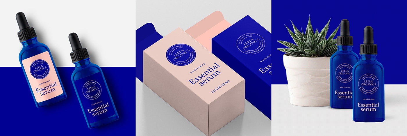 化妝品VI設計，品牌包裝設計，高端VI設計，左右格局