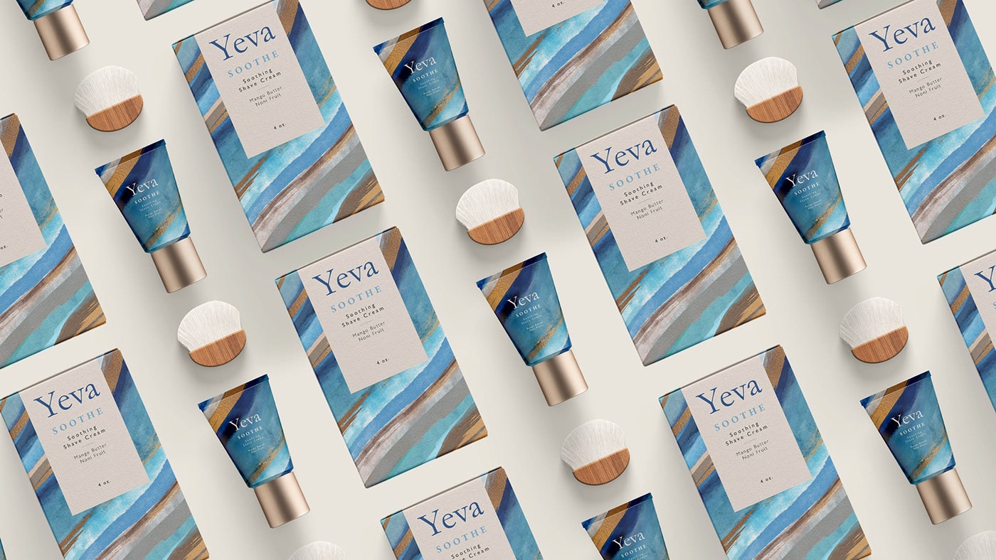  YEVA個性化護膚品品牌VI設計&mdash;多樣化的產(chǎn)品包裝塑造，化妝品VI設計，VI形象設計，品牌包裝設計，深圳VI設計