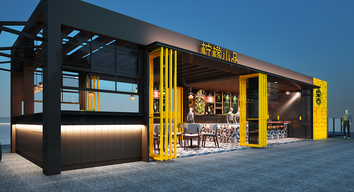 輕餐飲（鮮榨飲品）全案策劃，形象空間設(shè)計(jì)－左右格局