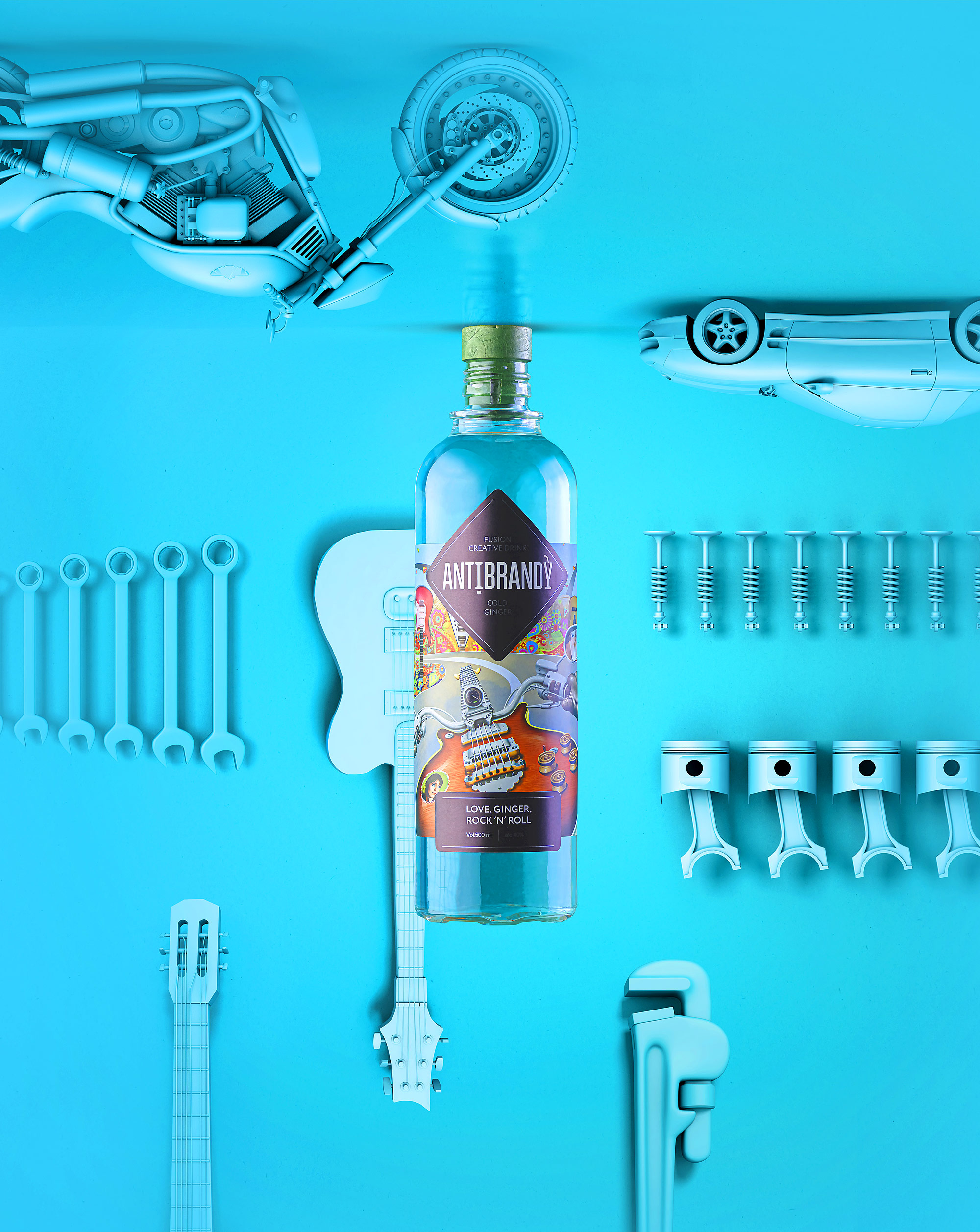 有事故的創(chuàng)意包裝設(shè)計帶你體驗不一樣的感覺 白蘭地包裝