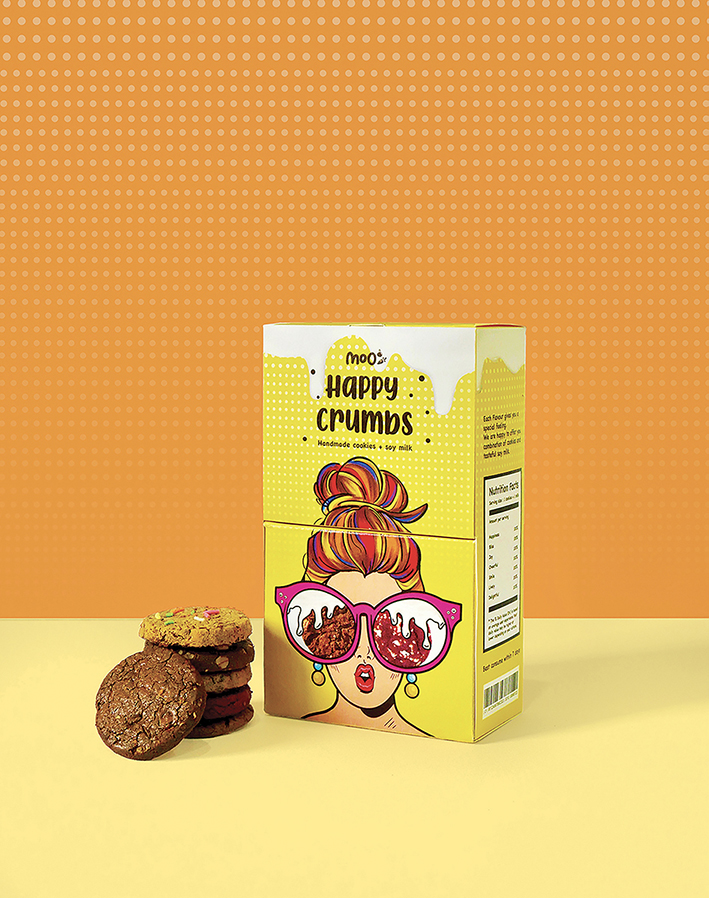 快樂的面包屑素食包裝設(shè)計 零食包裝設(shè)計