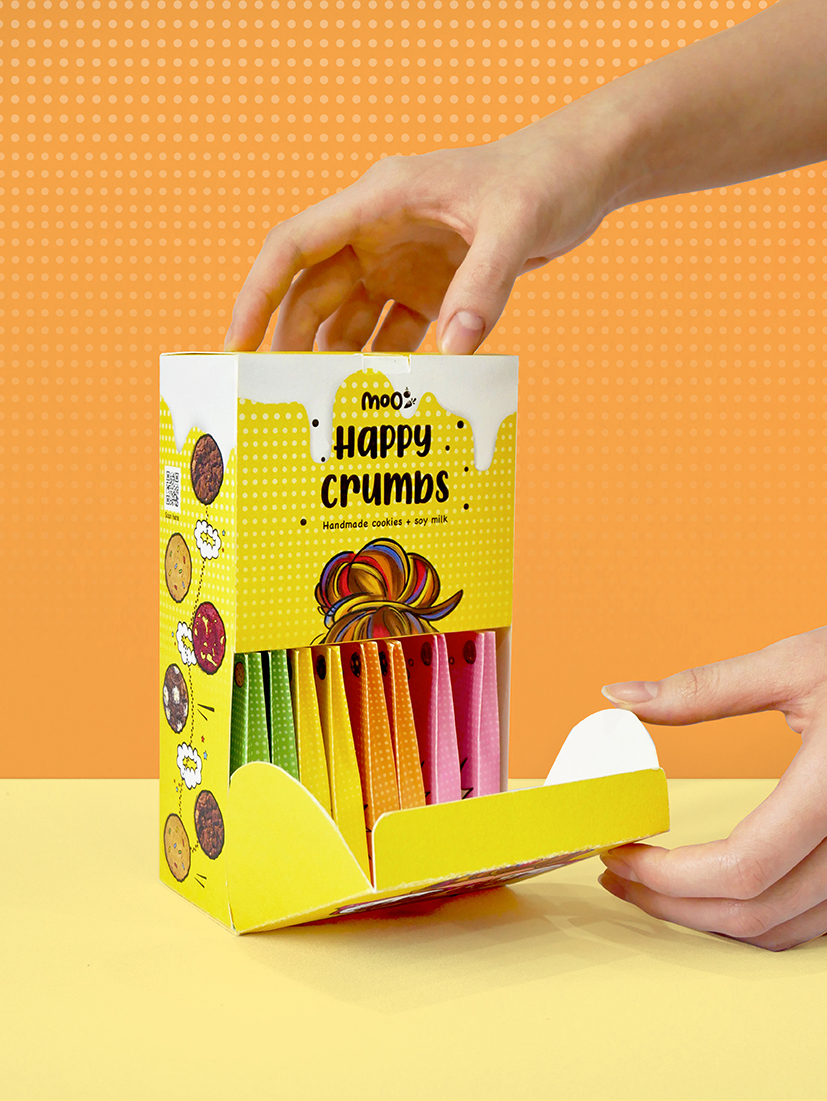 快樂的面包屑素食包裝設(shè)計 零食包裝設(shè)計