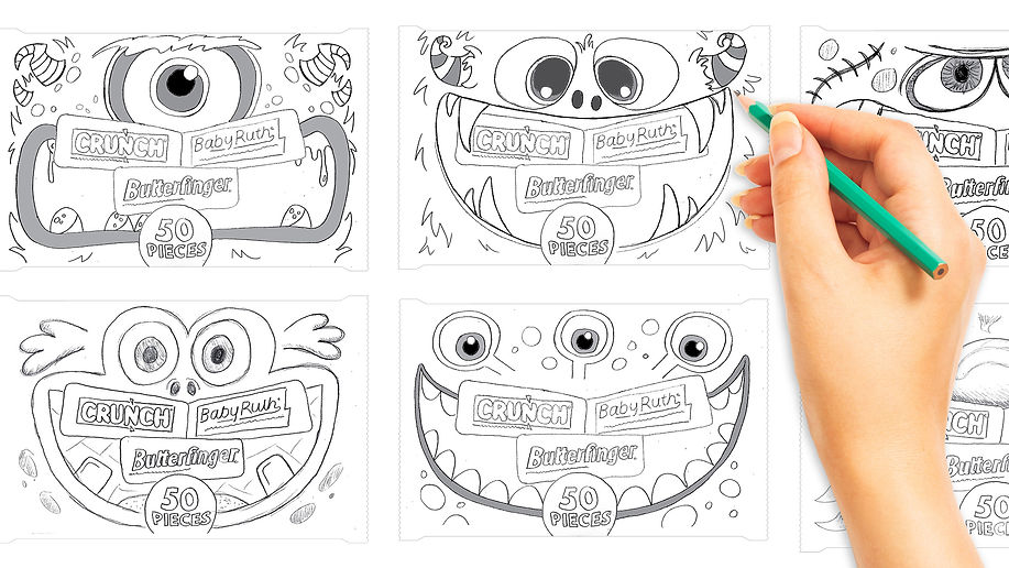 制作怪物家族的包裝設(shè)計(jì) 制作怪物家族的包裝設(shè)計(jì)