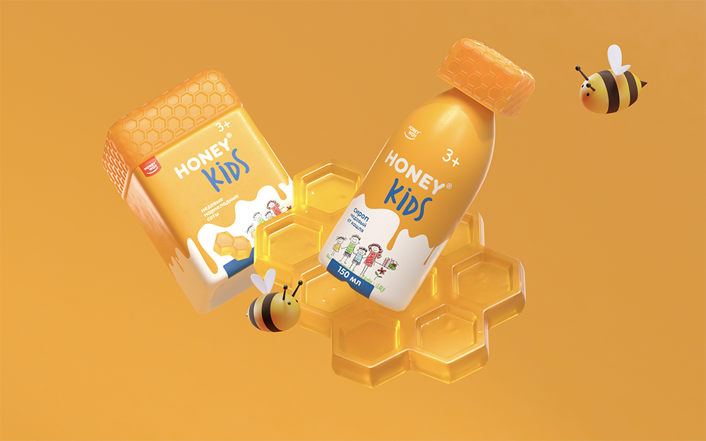 蜂蜜咳嗽糖果的視覺包裝設(shè)計 蜂蜜咳嗽糖果的視覺包裝設(shè)計