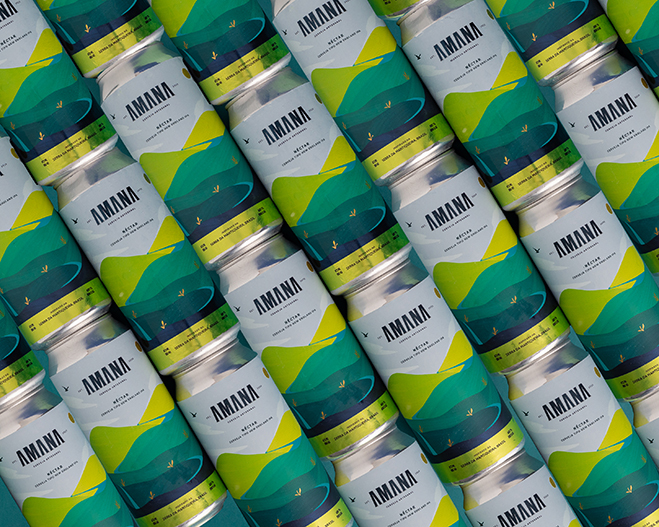 阿曼那的精釀啤酒的創(chuàng)新包裝