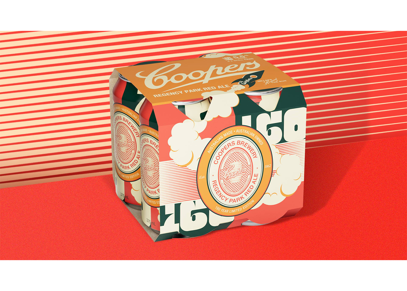 庫珀攝政公園紅啤酒包裝融合了令人驚嘆的調(diào)色板 庫珀攝政公園紅啤酒包裝融合了令人驚嘆的調(diào)色板