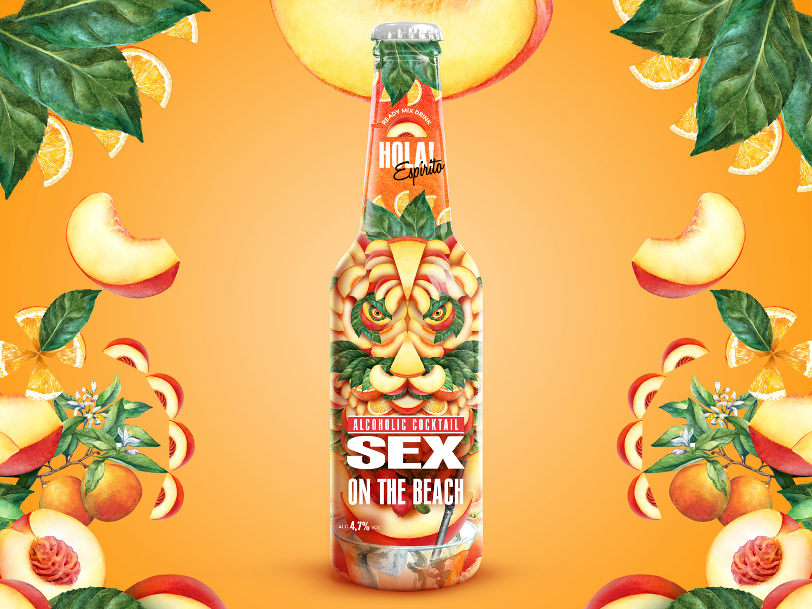 埃斯皮里托牌雞尾酒的包裝 埃斯皮里托牌雞尾酒的包裝