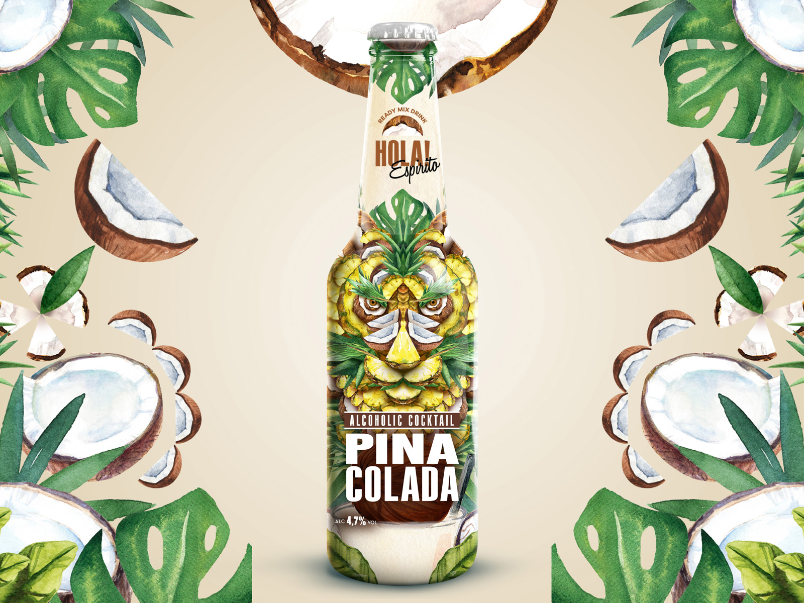 埃斯皮里托牌雞尾酒的包裝 埃斯皮里托牌雞尾酒的包裝