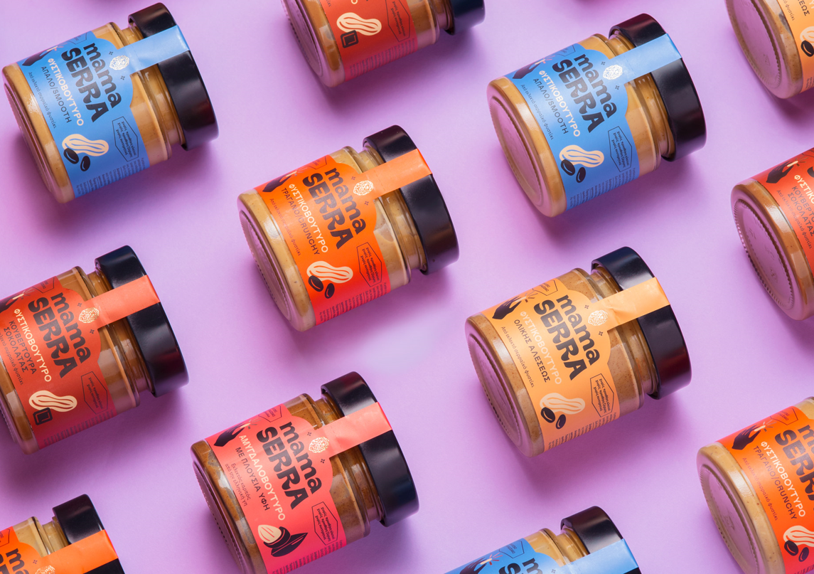 塞拉媽媽品牌堅(jiān)果的明亮包裝 塞拉媽媽品牌堅(jiān)果的明亮包裝