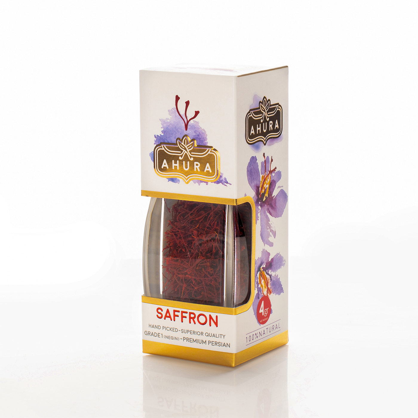 阿胡拉藏紅花的包裝設計 阿胡拉藏紅花的包裝設計