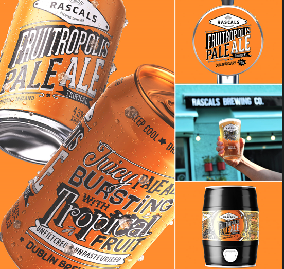 啤酒釀造公司的包裝設計充滿了色彩和想象力