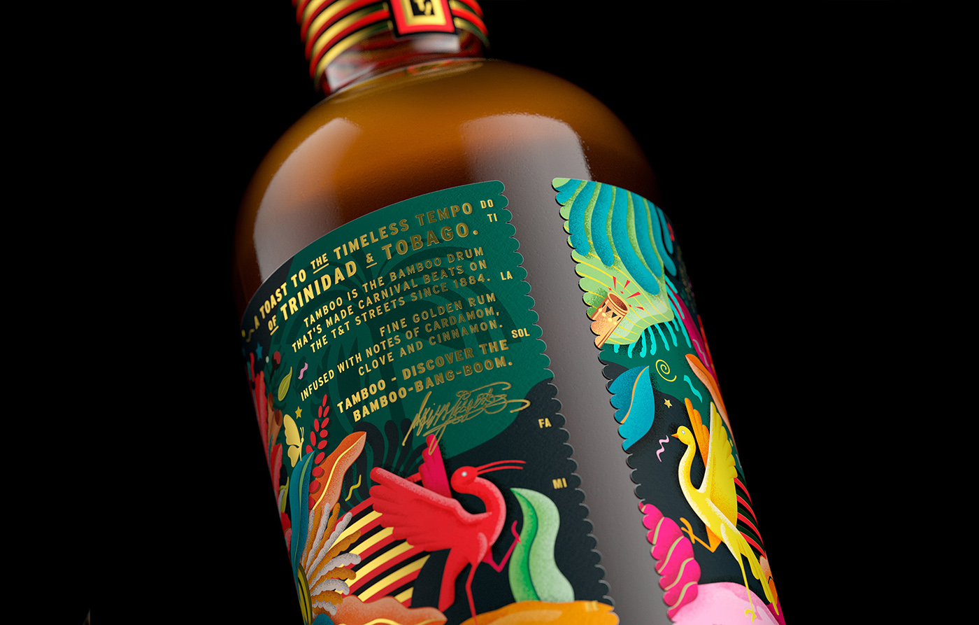 坦布朗姆酒多彩品牌包裝設(shè)計發(fā)揮狂歡節(jié)的氛圍 坦布朗姆酒多彩品牌包裝設(shè)計發(fā)揮狂歡節(jié)的氛圍