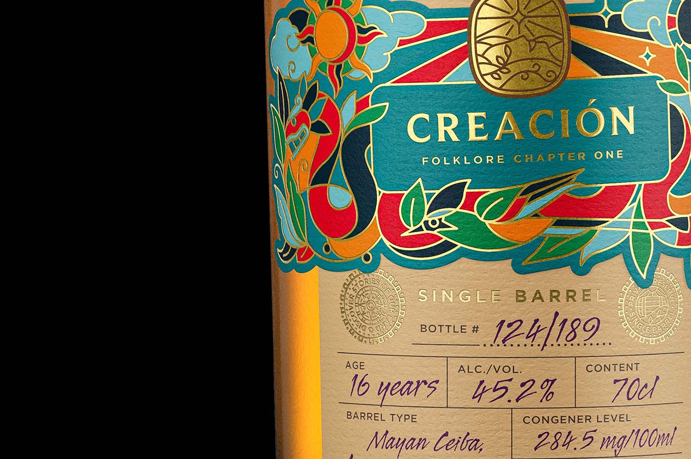 通過(guò)充滿活力的鍍金標(biāo)簽品牌包裝設(shè)計(jì)展示奇瓦坦的技術(shù)實(shí)力 通過(guò)充滿活力的鍍金標(biāo)簽品牌包裝設(shè)計(jì)展示奇瓦坦的技術(shù)實(shí)力