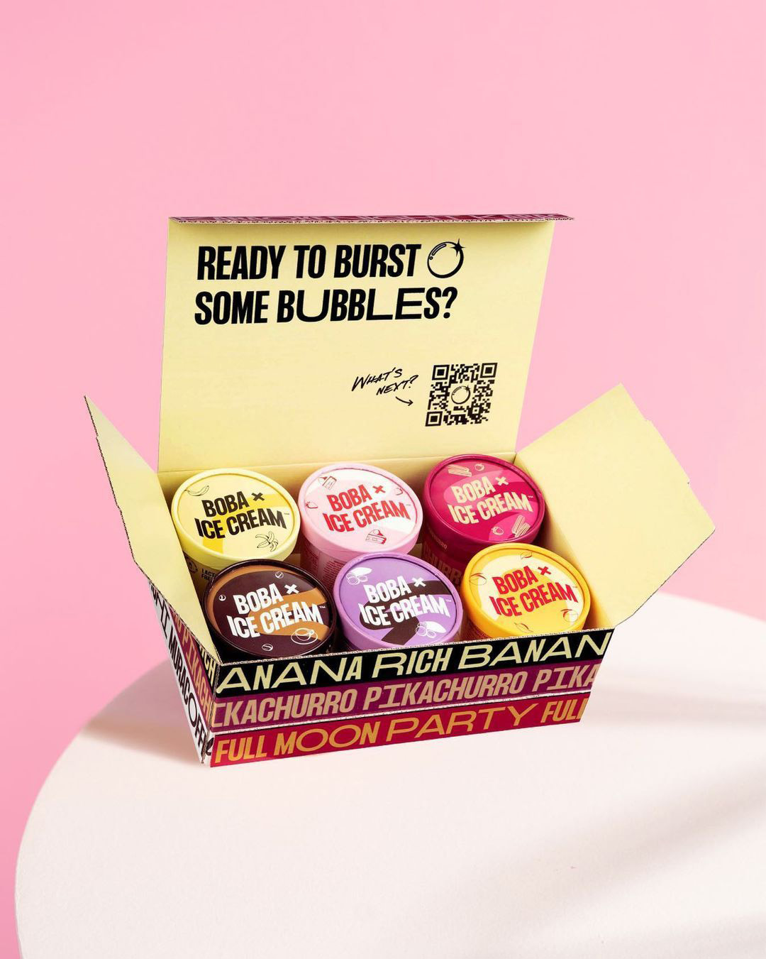 波霸 x 冰淇淋的品牌包裝設(shè)計(jì)突出了大膽的味道 波霸 x 冰淇淋的品牌包裝設(shè)計(jì)突出了大膽的味道