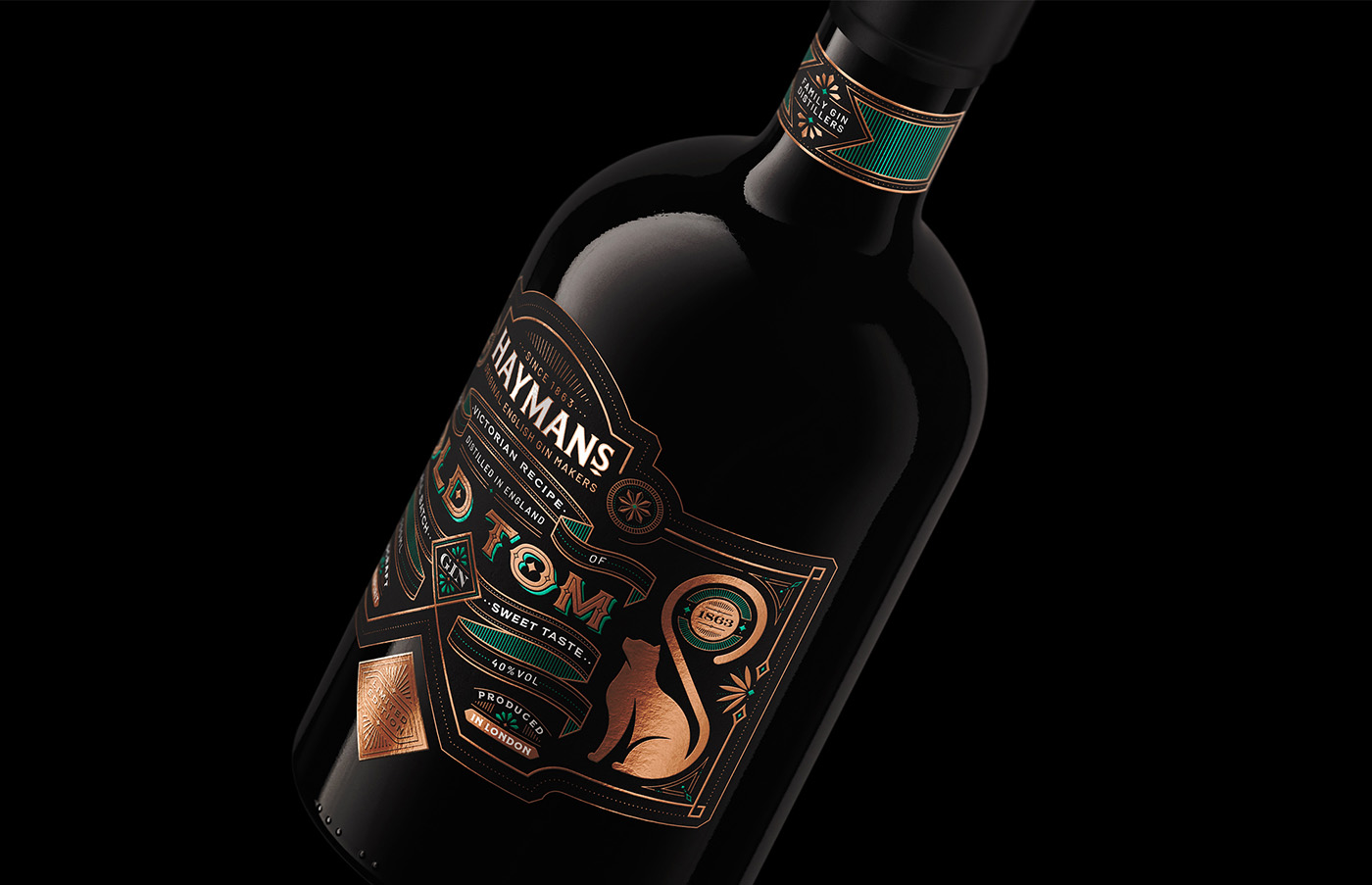 老湯姆·杜松子酒的品牌包裝設(shè)計分享了過去的傳說 老湯姆·杜松子酒的品牌包裝設(shè)計分享了過去的傳說