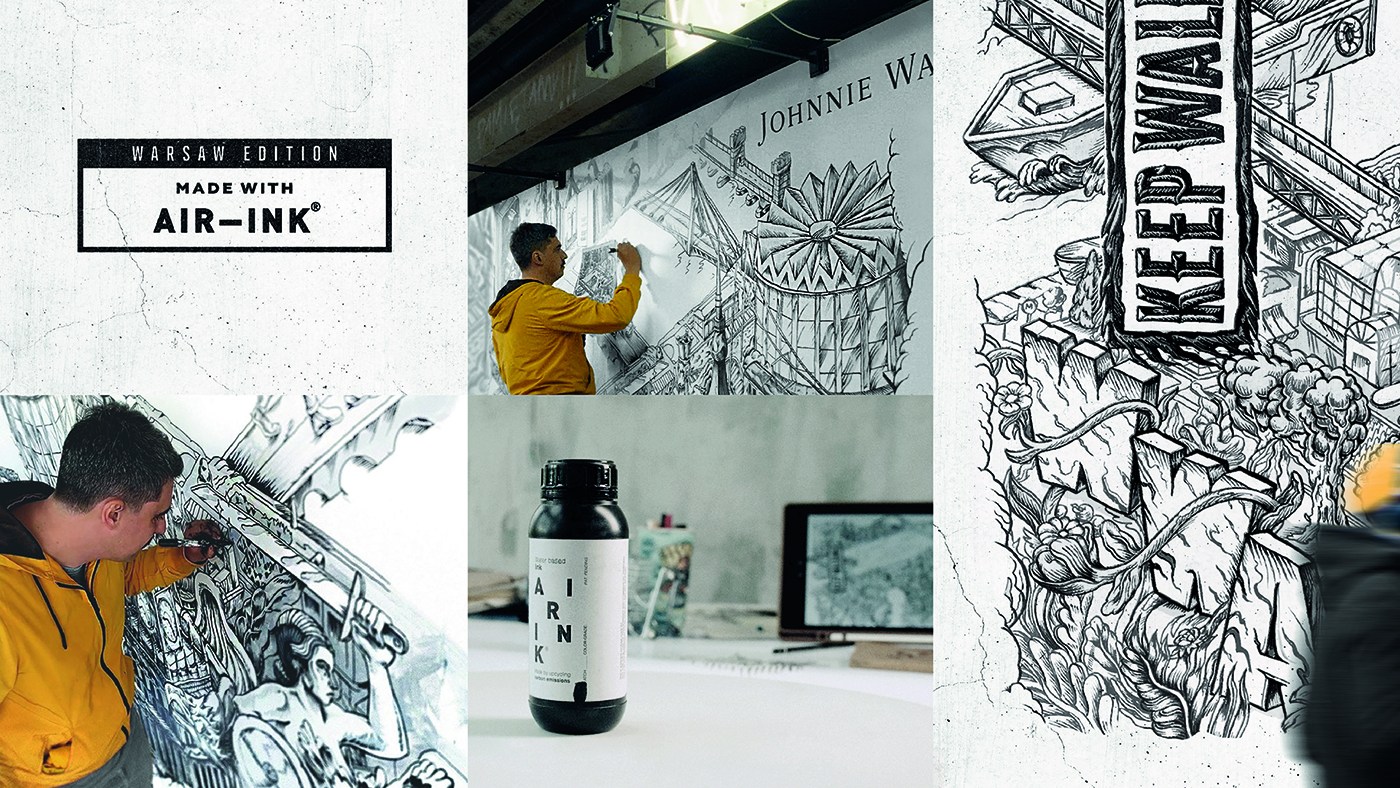 采用當?shù)亟诸^藝術家的獨特品牌包裝設計-具有由空氣污染制成的墨水包裝設計 采用當?shù)亟诸^藝術家的獨特品牌包裝設計-具有由空氣污染制成的墨水包裝設計