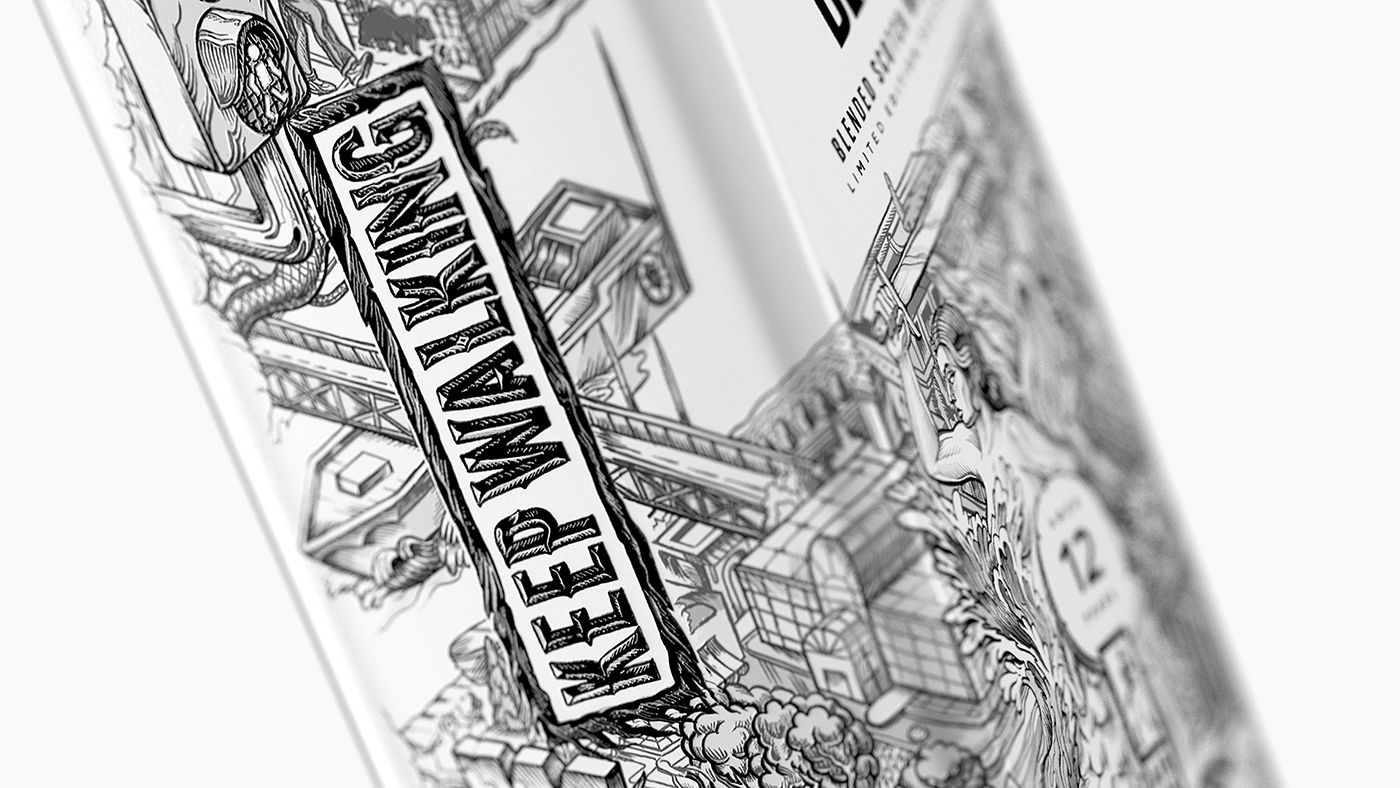 采用當?shù)亟诸^藝術家的獨特品牌包裝設計-具有由空氣污染制成的墨水包裝設計 采用當?shù)亟诸^藝術家的獨特品牌包裝設計-具有由空氣污染制成的墨水包裝設計