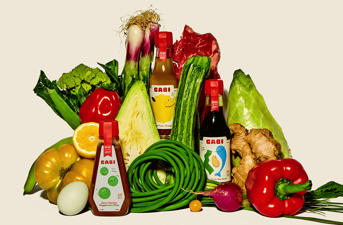 日本調(diào)味品品牌Cabi的品牌包裝設(shè)計希望您回到廚房享受一點樂趣