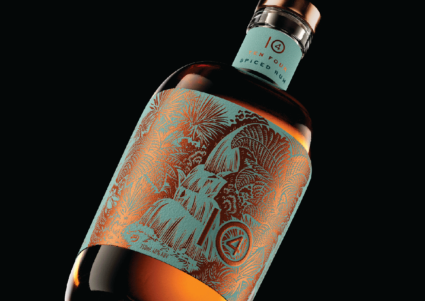 十四朗姆酒的品牌包裝設(shè)計(jì)是對(duì)新西蘭自然美景的慶祝