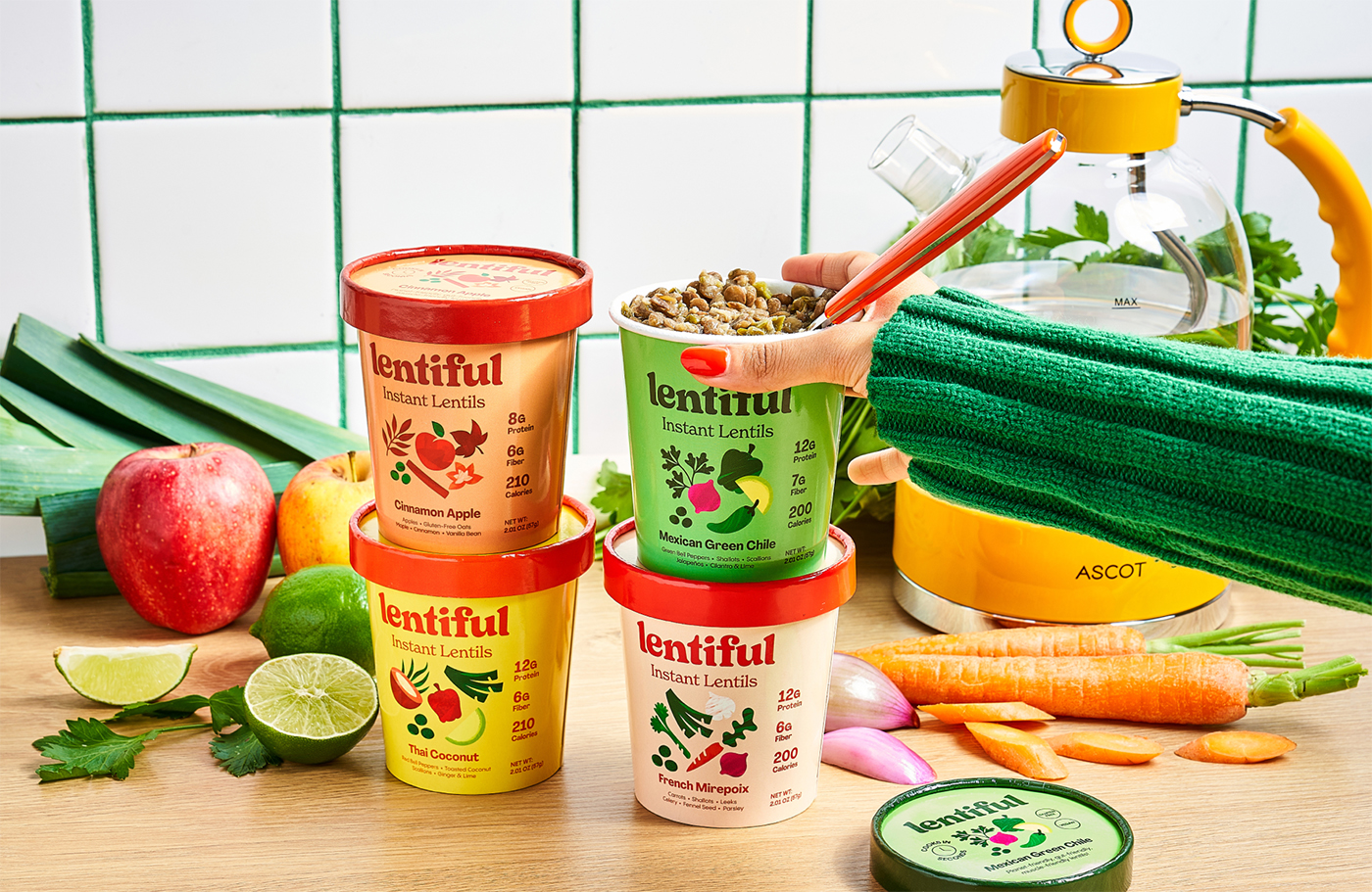 莢蒾的包裝設(shè)計讓扁豆感覺更加俏皮