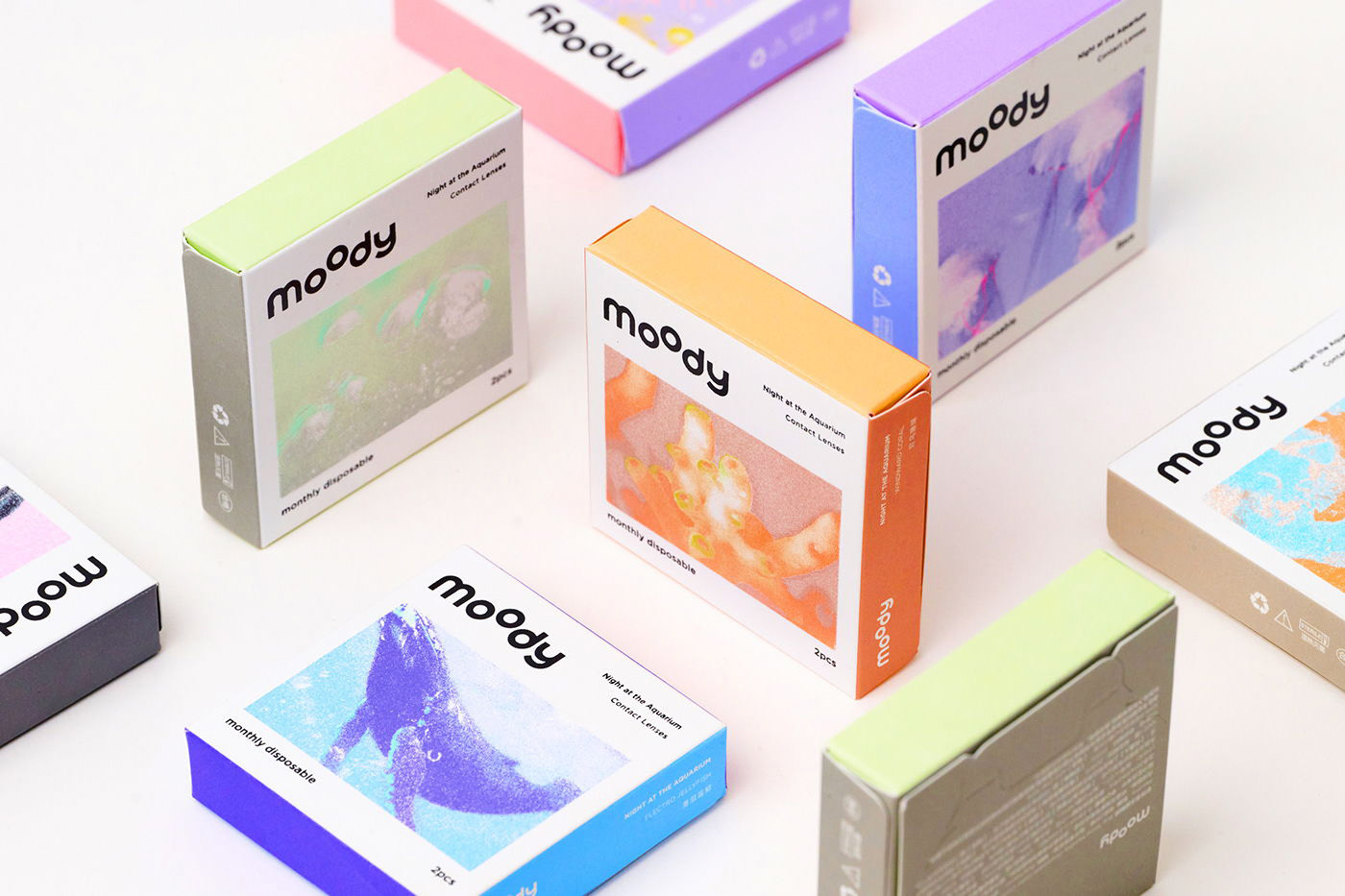 品牌包裝設(shè)計(jì):隱形眼鏡包裝設(shè)計(jì)呈現(xiàn)俏皮的想象力的視形象 品牌包裝設(shè)計(jì):隱形眼鏡包裝設(shè)計(jì)呈現(xiàn)俏皮的想象力的視形象