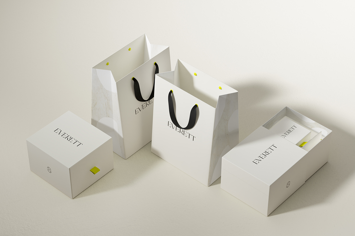 品牌包裝設(shè)計(jì)：埃弗雷特的珠寶包裝設(shè)計(jì)視覺呈現(xiàn)高端、大方、時(shí)尚