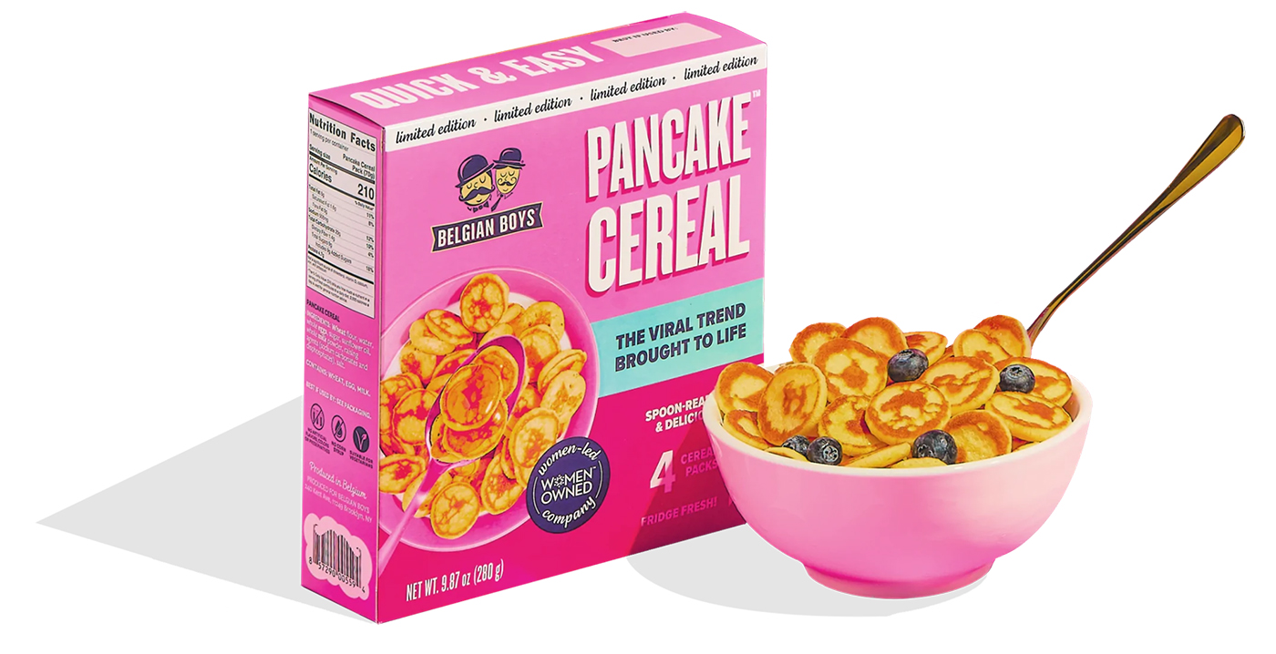 品牌包裝設(shè)計(jì)：Belgian Boys限量版煎餅麥片的包裝設(shè)計(jì)提升品牌的忠誠(chéng)度