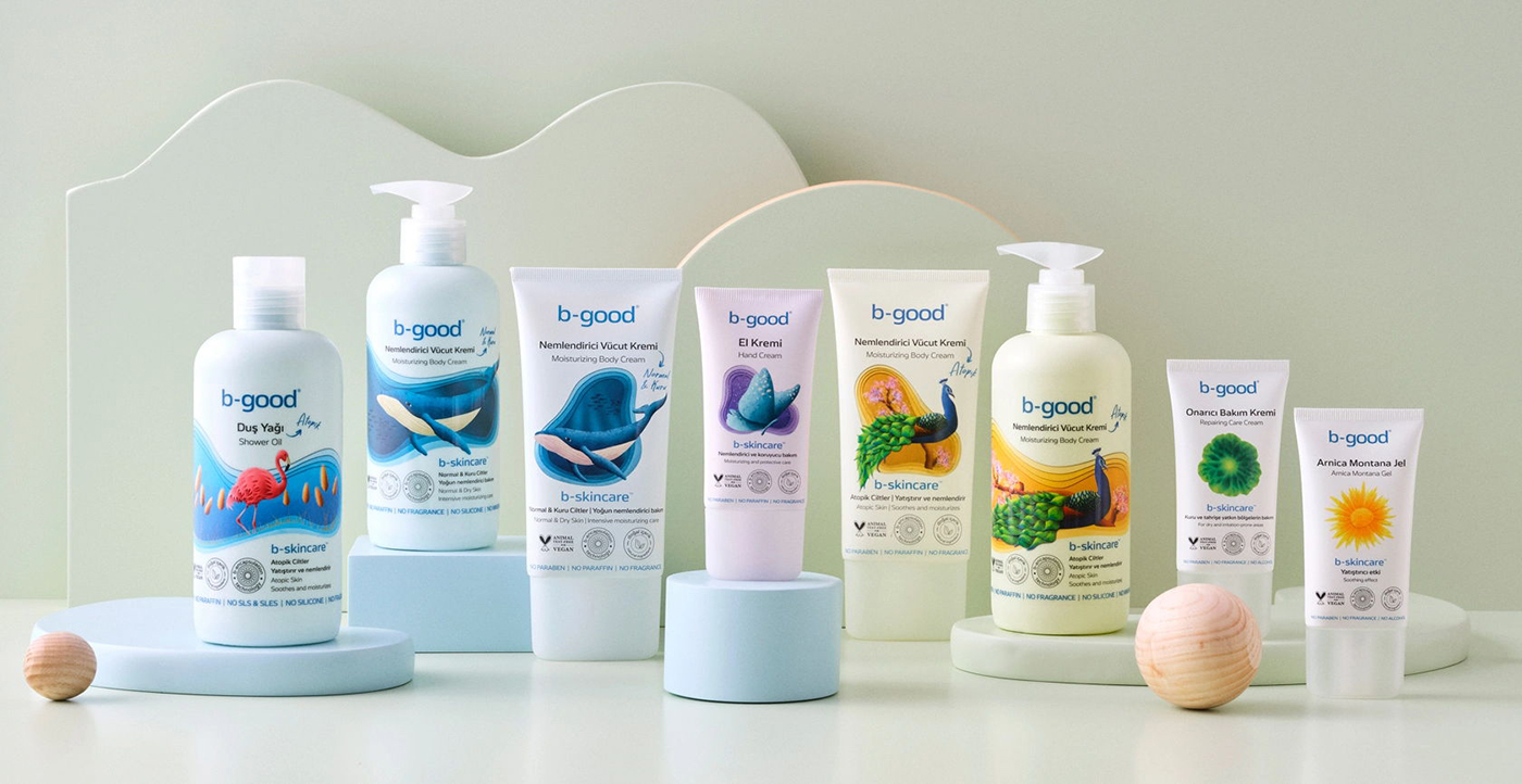 品牌包裝設(shè)計(jì)：B-good Care 的包裝以帶有潛意識(shí)信息的插圖為特色